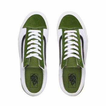 Panske Tenisky Vans Retro Sport Style 36 Zelene/Biele VA59GNKHZ